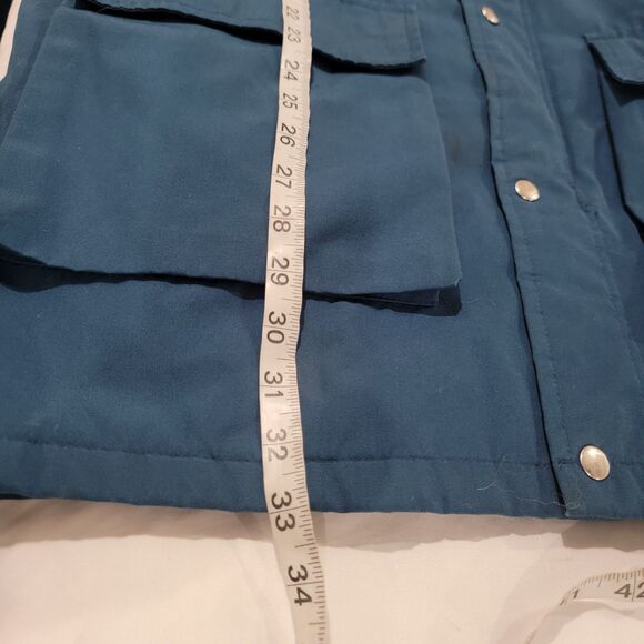 Vintage Schott Mens Chore Barn Jacket Size Medium Blue Utility Blanket Lined - Picture 4 of 9